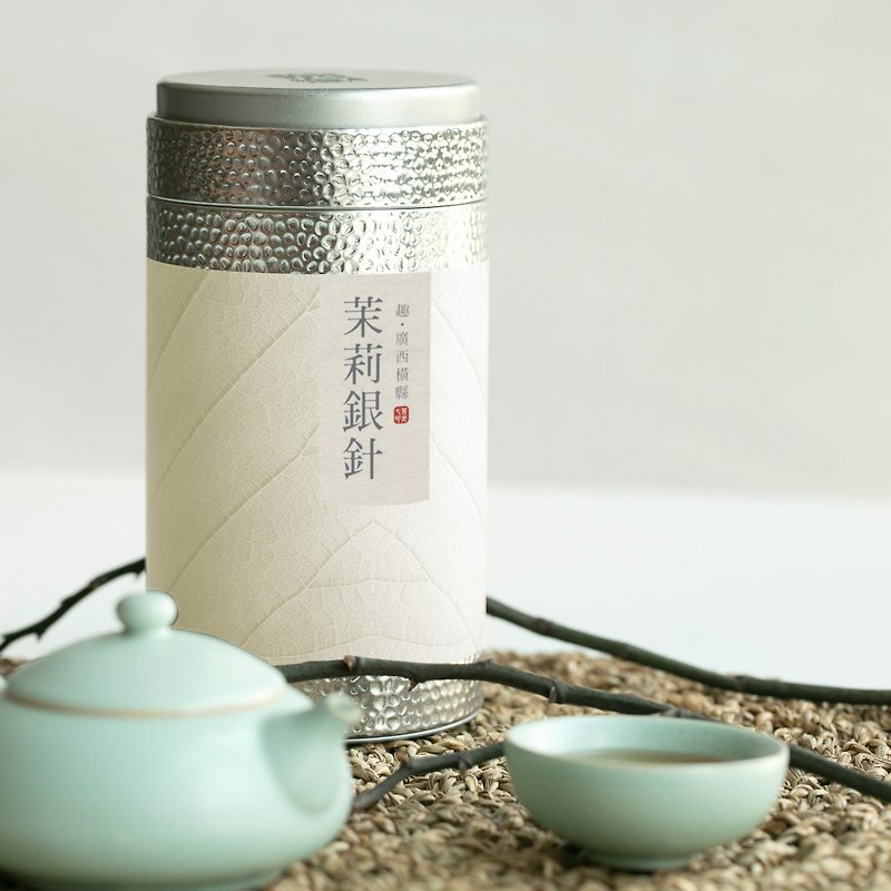 [Seven] jasmine Silver needle tea (100 grams) of tea / Liver eyesight / tea / sedative diastolic pressure - ชา - โลหะ สีเหลือง