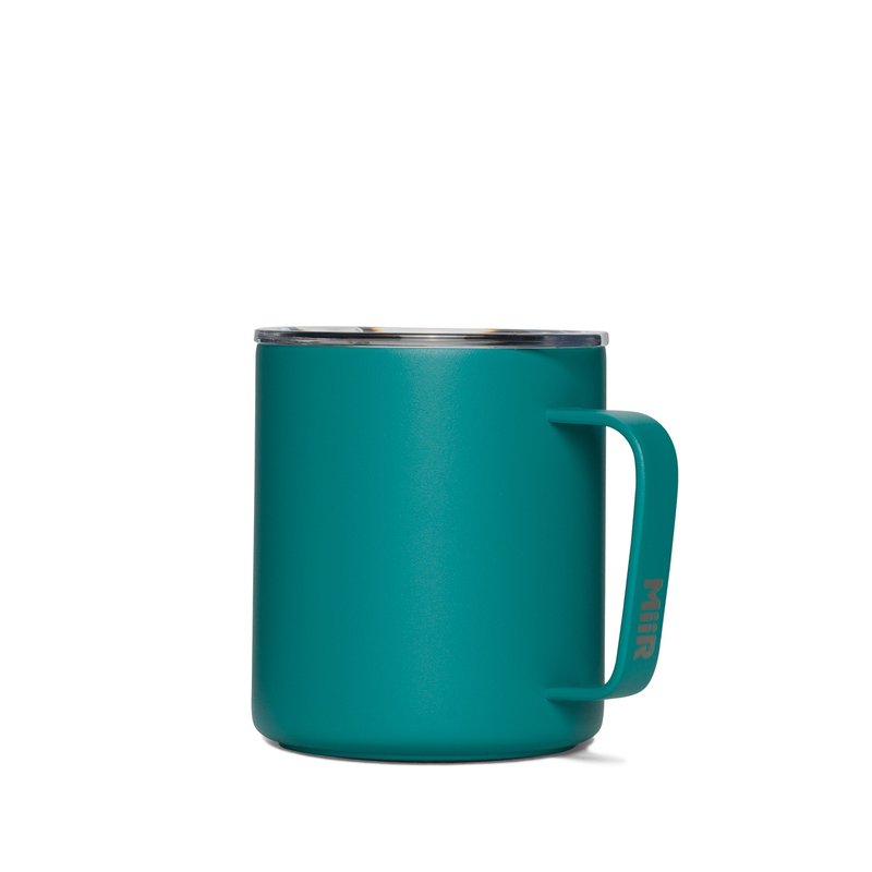 MiiR Vacuum-Insulated (stays hot/cold) Camp Cup 12oz/354ml Coastal Teal - Vacuum Flasks - Stainless Steel Green