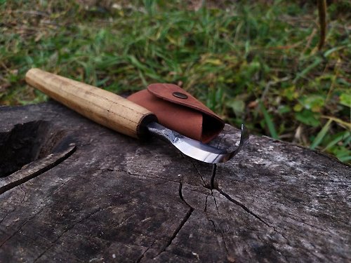 ForgedSteelTools Forged spoon scorp. Spoon Carving Hook Knife. Wood Carving Tools. Spoon Carver.