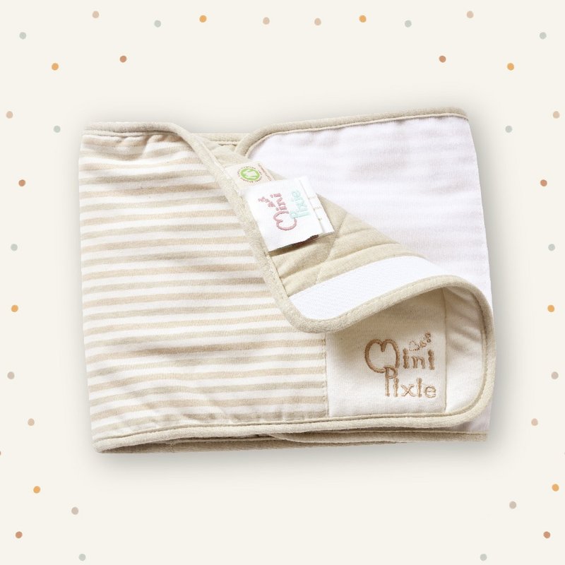 Caliphil organic cotton baby belly/GOTS certified/20*76CM - Blankets & Throws - Cotton & Hemp Khaki