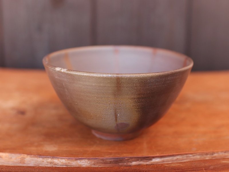 備前 飯碗(大)　m1-038 - 茶碗・ボウル - 陶器 ブラウン