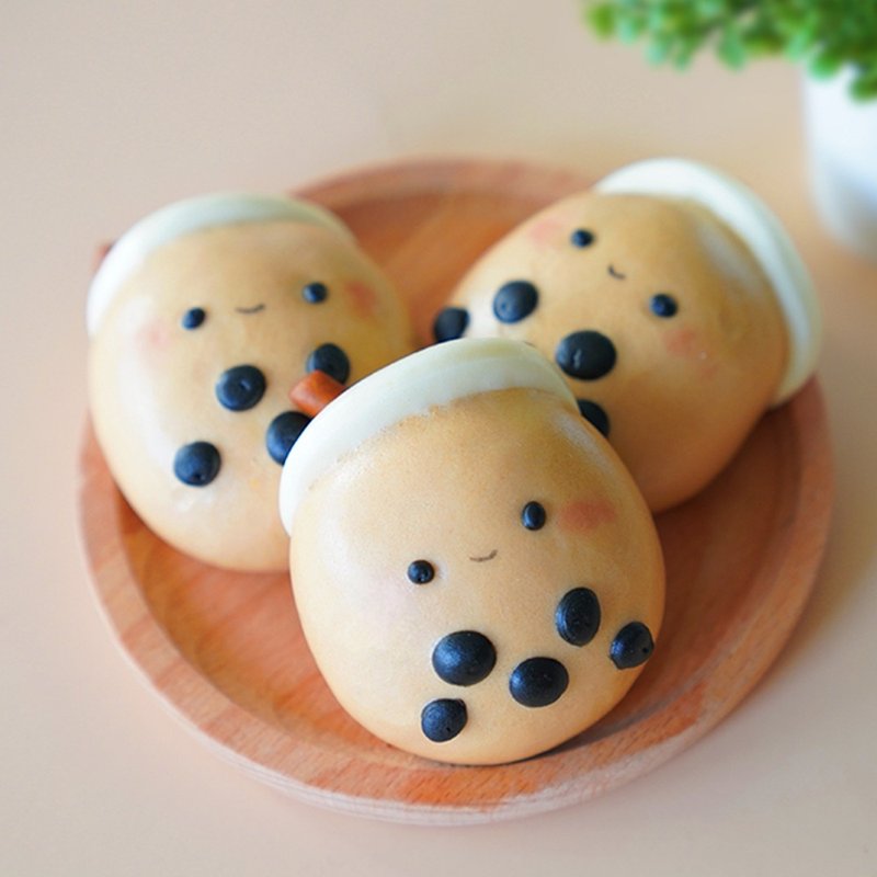 美姬饅頭 珍珠奶茶沖繩黑糖鮮乳爆漿饅頭 一盒6入 - 其他 - 其他材質 