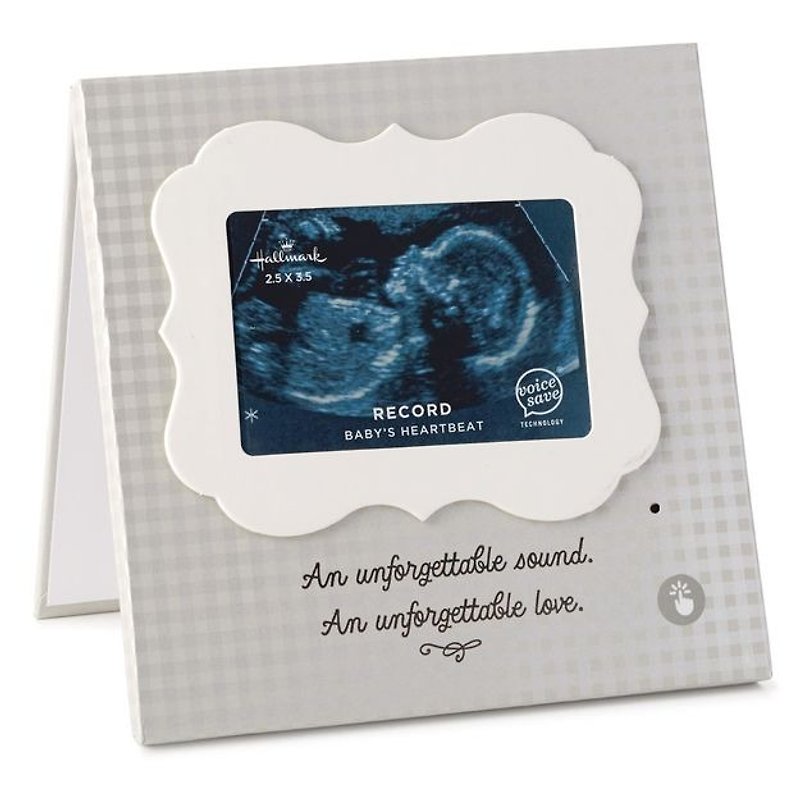 Recordable Photo Frame baby heartbeat - Notebooks & Journals - Paper Gray