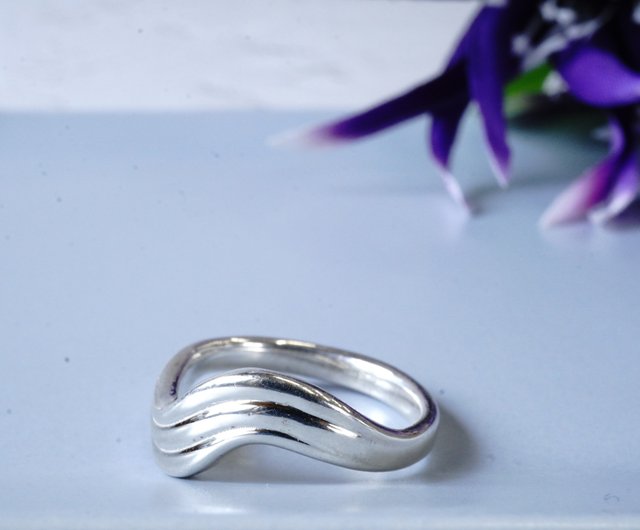 SV925 wave ring [size changeable] 031 - Shop maru General Rings