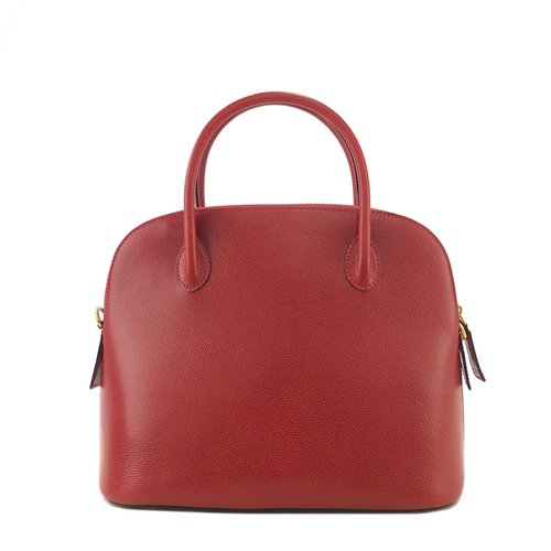 ✨希少✨CELINE ハンドバッグ 2way レザー レッド vintage 日本直送 名牌中古包 】CELINE セリーヌ レザー ブガッティ 2WAY
