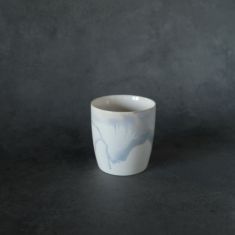 登山用ウォーターカップ/ハンドルなしドリンクカップ - グラス・コップ - 陶器 ホワイト