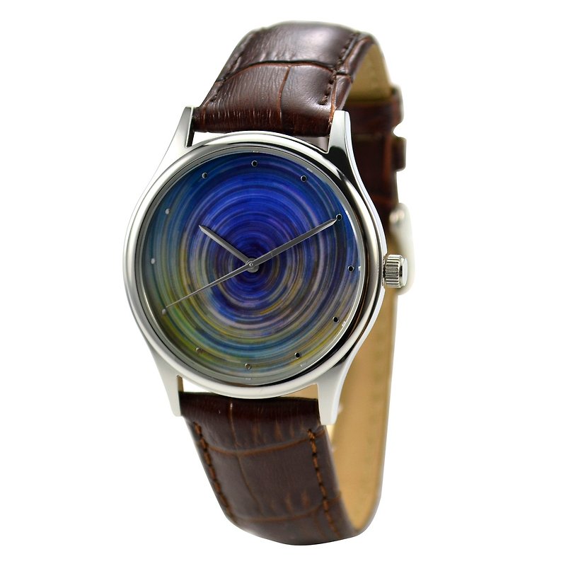 星軌手錶 中性設計 全球免運費 - 女錶 - 其他金屬 藍色