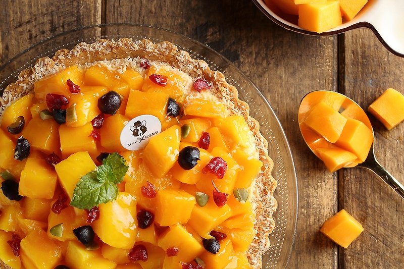 Mini Dim Sum - Midsummer Mango Custard - Cake & Desserts - Fresh Ingredients 