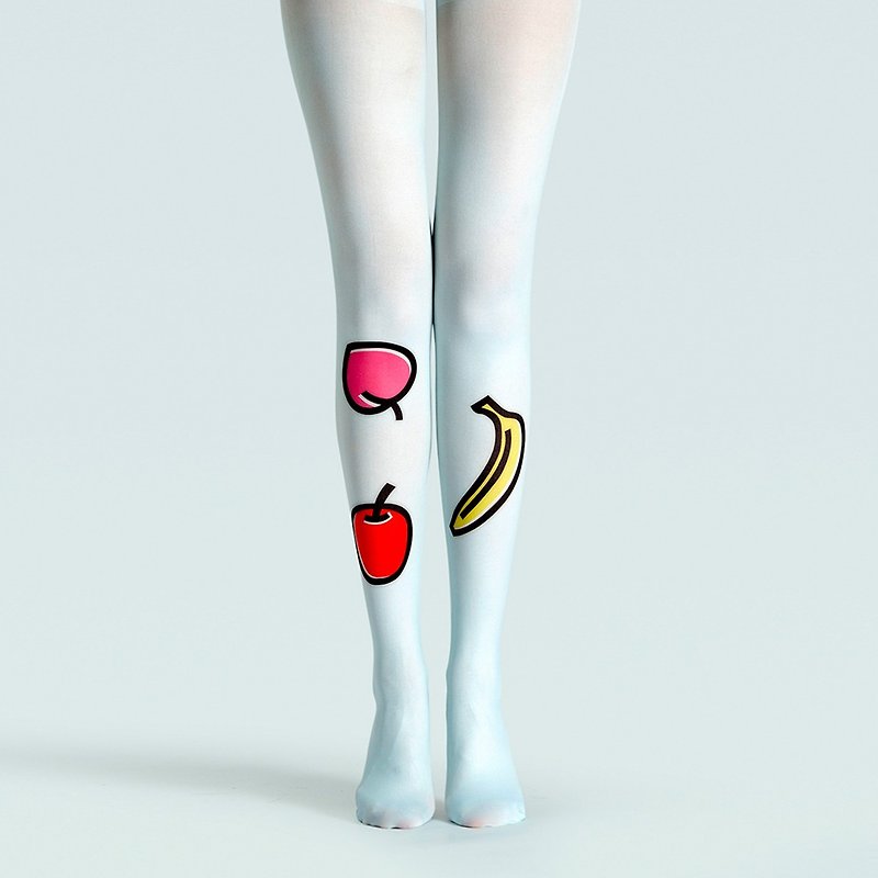 viken plan designer brand pantyhose stockings socks creative fruit fun patterned stockings - ถุงเท้า - ผ้าฝ้าย/ผ้าลินิน 
