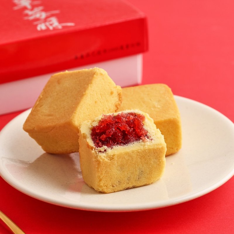 [Double Ten Celebration/Congratulations and Gifts] [Hong Kong Kee Crispy Emperor] Strawberry Shortcake 8-piece Gift Box - Cake & Desserts - Other Materials 