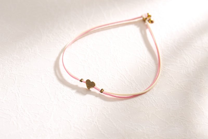Charlene Handmade Wristband - Bracelets - Other Metals Pink
