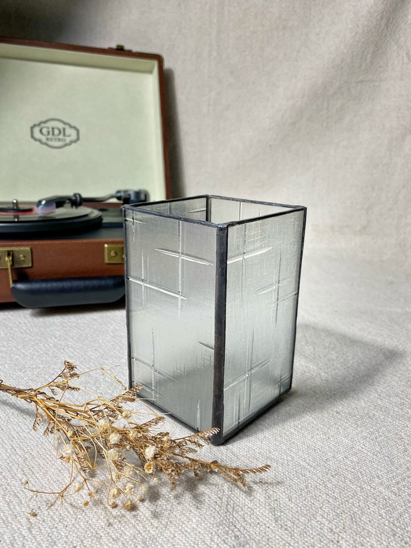 十字花手工鑲嵌花器 - 擺飾/家飾品 - 玻璃 