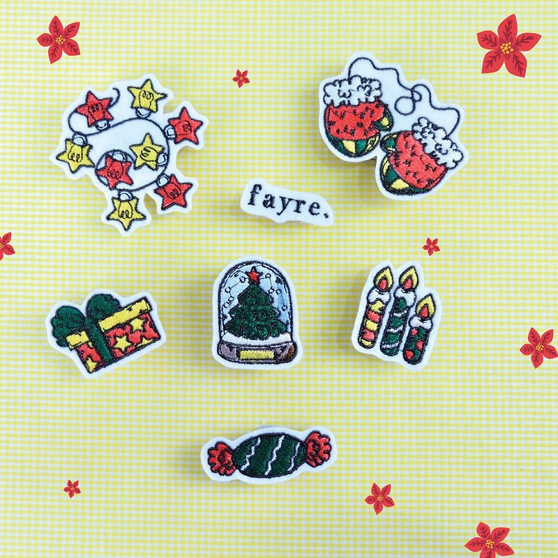 Christmas Patch  Set 2 - Holly Jolly