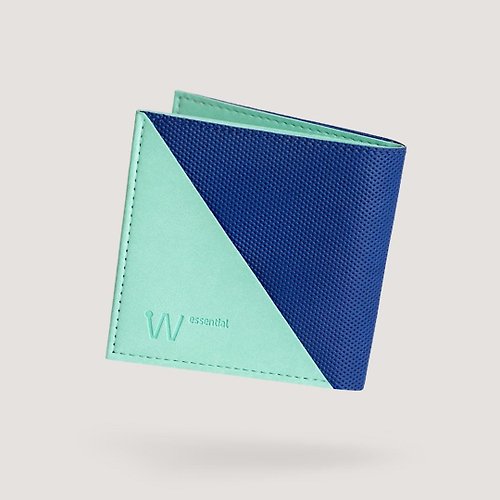 Baggizmo Baggizmo Wiseward Essential RFID protected bi-fold wallet - True Blue