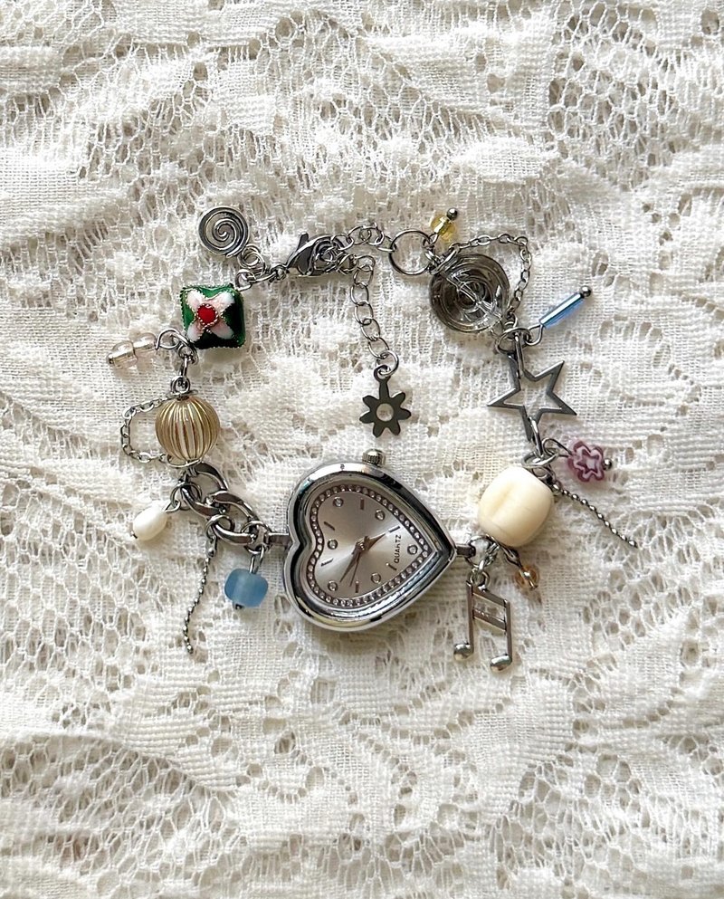 Watch Bracelet – Heart PIP—pip - 手鍊/手環 - 貴金屬 多色