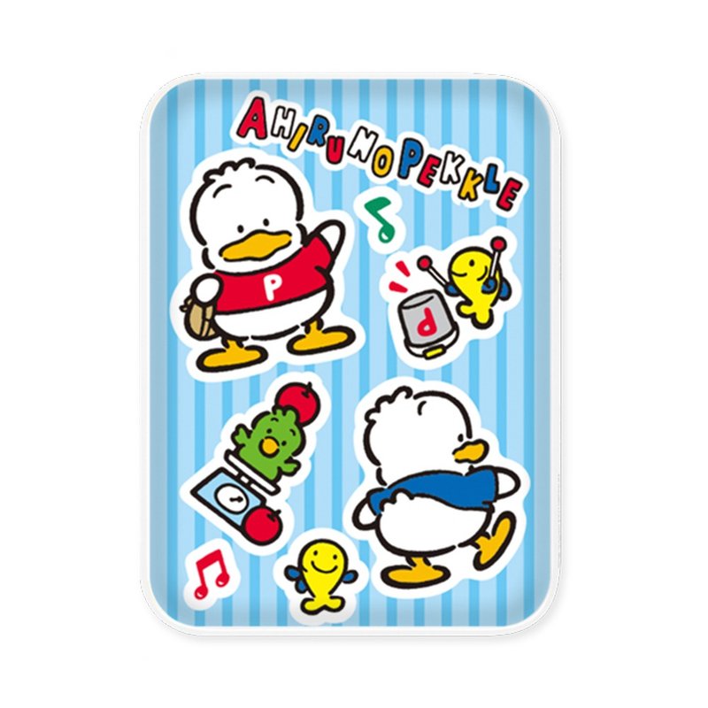 【Hong Man】Sanrio Series Pocket Power Bank Sticker Baker Duck - ที่ชาร์จ - พลาสติก สีน้ำเงิน