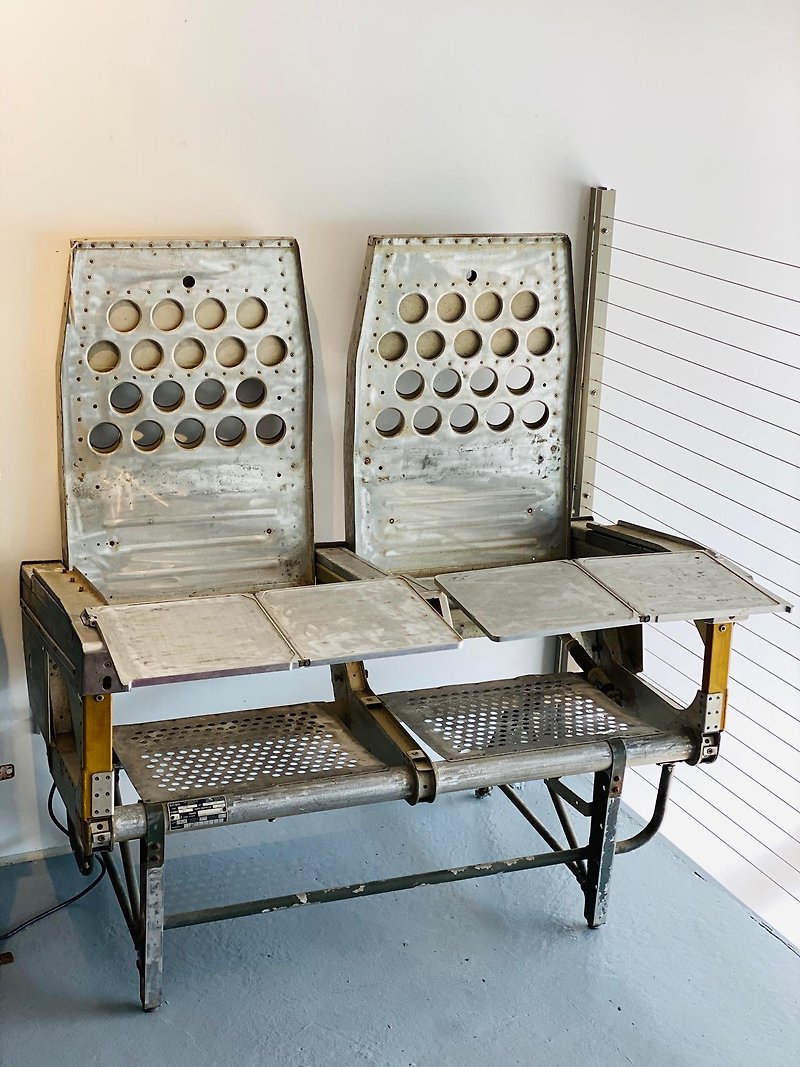 法國雙人飛機椅 - 椅子/沙發 - 其他金屬 銀色