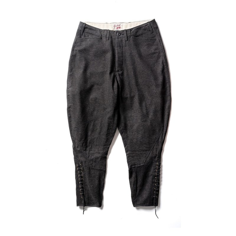Riding Breeches - 黑色 Black - 男長褲/休閒褲 - 棉．麻 
