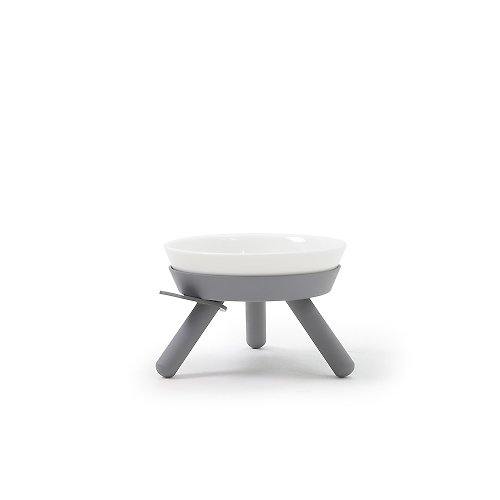 【 INHERENT 】韓國寵物精品 Oreo Table 低碗架組 - Grey