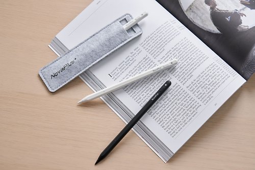 NovaPlus樂晴科技 A7 iPad Pencil藍牙快捷觸控筆: Type-C有線充電/傾斜角/原廠筆尖