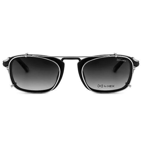 HEX Eyewear 光學配前掛墨鏡 | 太陽眼鏡 | 霧黑色方框 | 台灣製