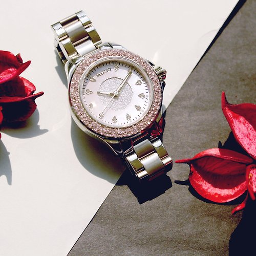MEDOTA Luxury Farfalla.D 法蝶系列 鑽石貝殼錶面簡約小錶面女錶 / FD-2002
