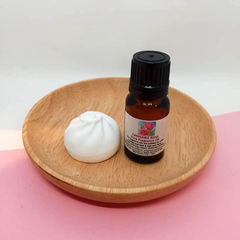 Styling Diffuser Stone with Aromatherapy Oil (Cannabis Rose) - น้ำหอม - วัสดุอื่นๆ สีแดง