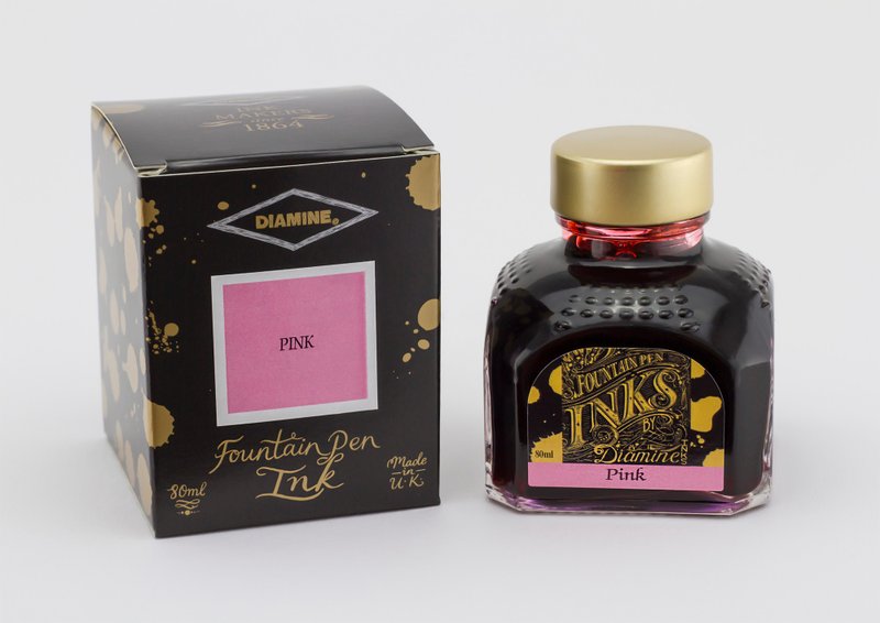 Diamine Pink fountain pen ink - น้ำหมึก - แก้ว สึชมพู