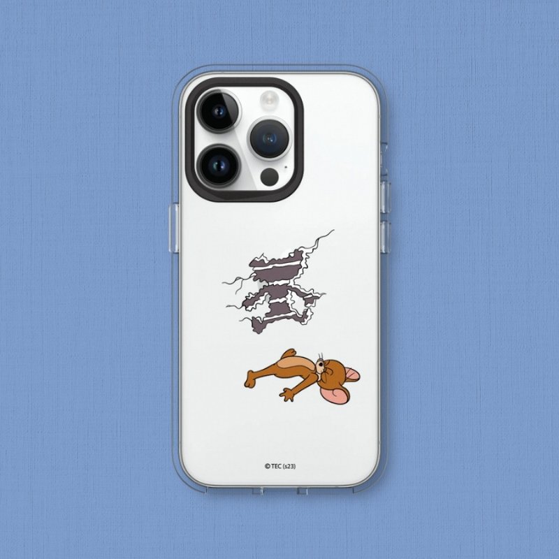 Clear透明防摔手機殼∣湯姆貓與傑利鼠/傑利鼠碰壁 for iPhone - 手機配件 - 塑膠 透明