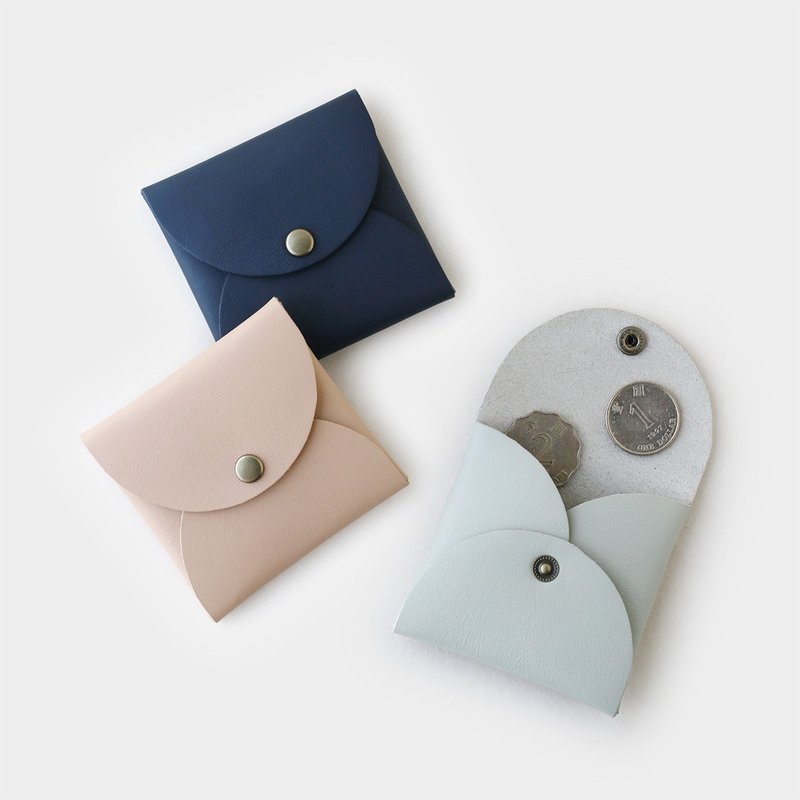round coin case : toasted almond - 零錢包/小錢包 - 真皮 
