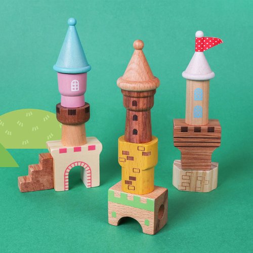 Wooderful life 【城堡】積木玩具 木製遊戲 | Wooderful life