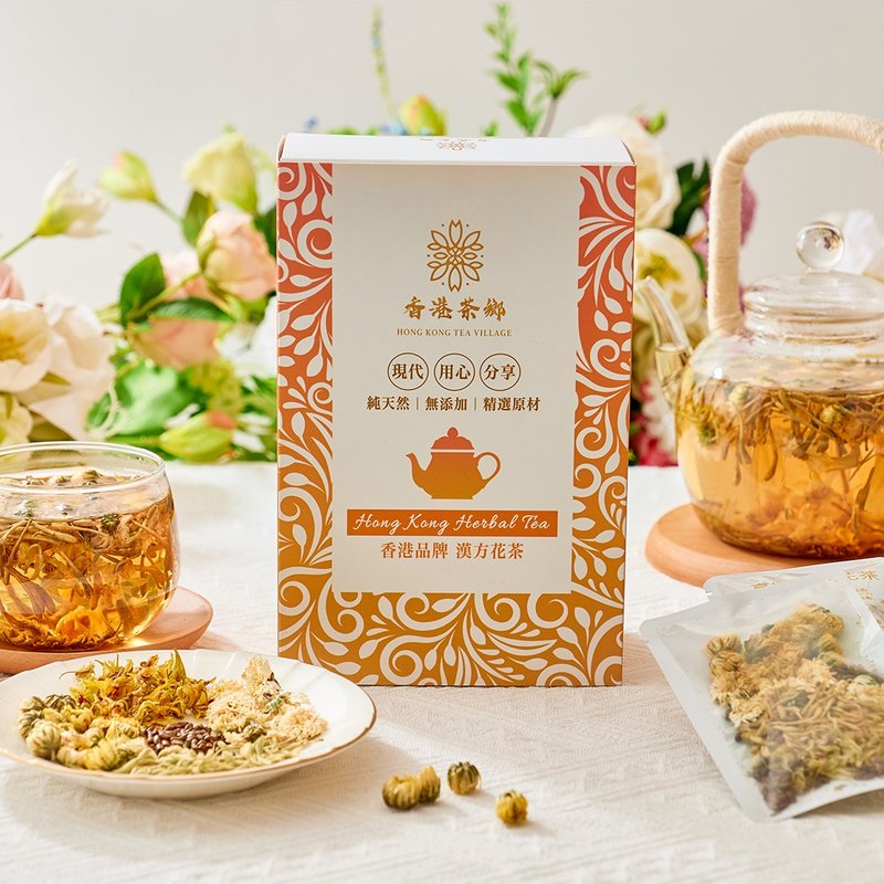 亮眼明目花茶 (12包/盒) 金銀花 鐵皮石斛花 胎菊 決明子 花茶包 - 茶葉/茶包/水果茶 - 其他材質 