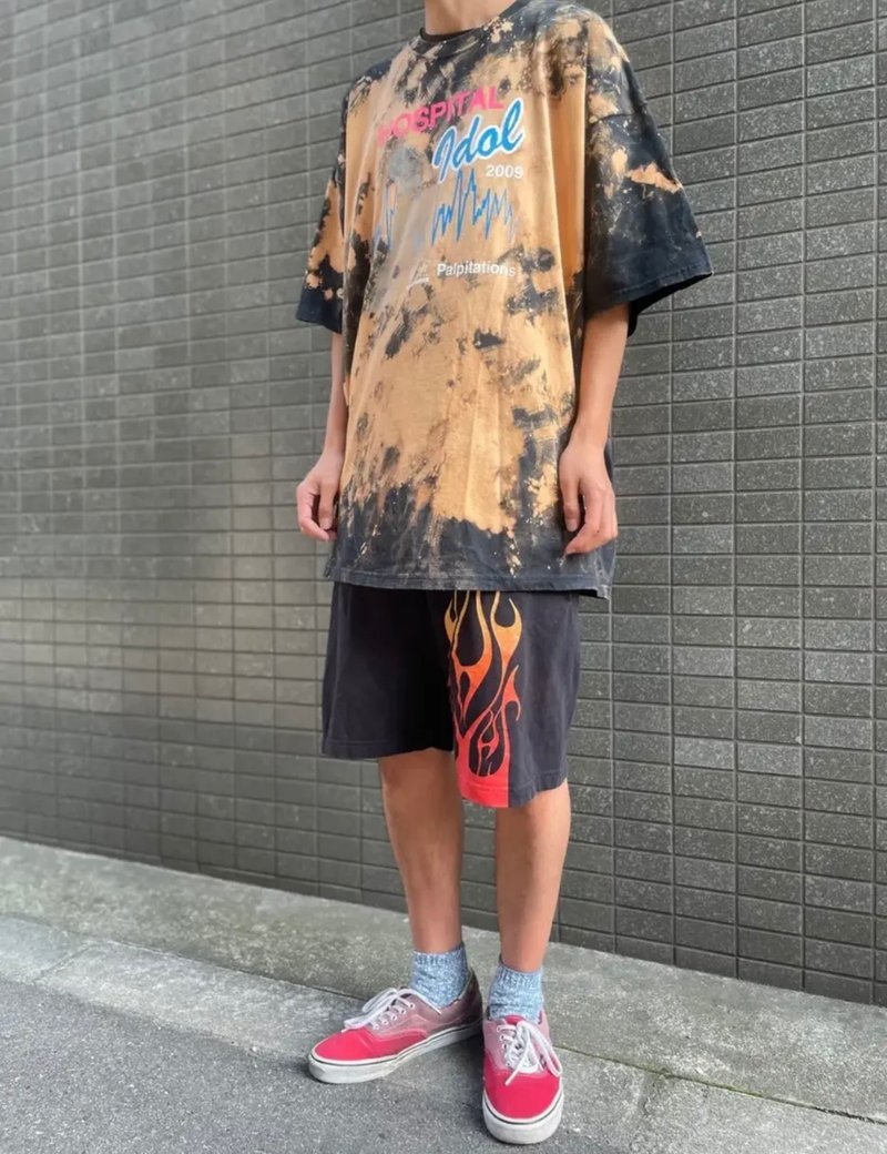 ブリーチTシャツ - Tシャツ - コットン・麻 