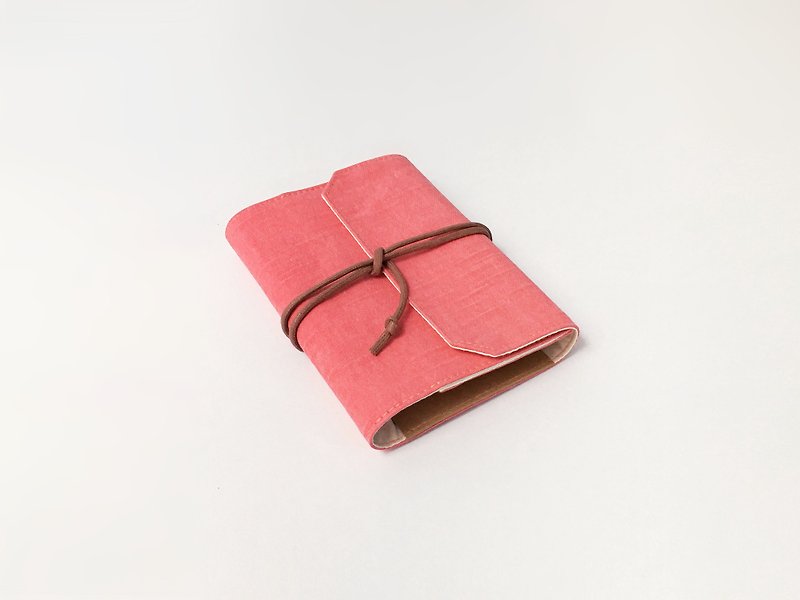 A6 bandage cloth book formula Yi__watermelon red__*washable*pen pocket interposed * - Notebooks & Journals - Cotton & Hemp Red