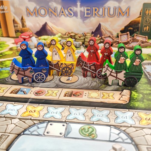 Holy Tokens 貼紙包與 Monasterium 棋盤遊戲相容