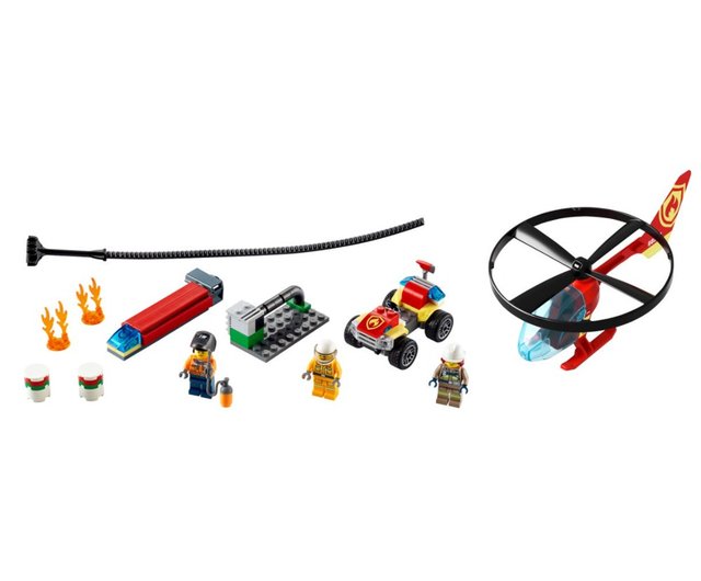 LEGO City Fire Series Fire Helicopter Call for Help 60248