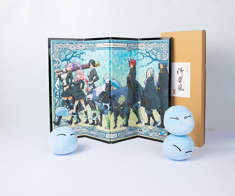 【Reincarnated Slime】Japanese style desktop screen - ของวางตกแต่ง - กระดาษ สีน้ำเงิน