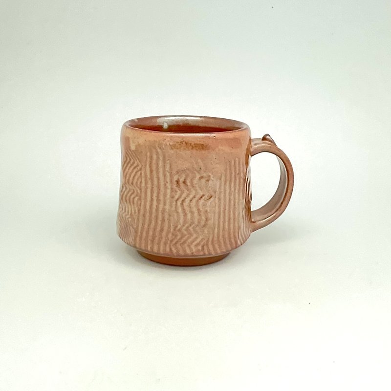 Shino Scratch Mug - Mugs - Pottery Khaki