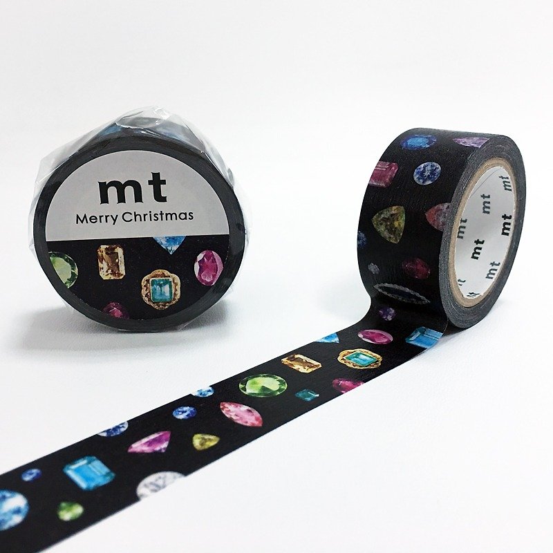 Mt and paper tape 2016 Christmas [gem (MTCMAS74)] Christmas production is finished - Washi Tape - Paper Black