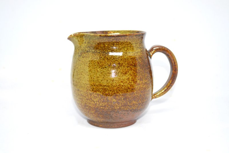 【台灣製】瓦斯窯燒 還原燒 四色迷彩灰釉 茶海 - 茶壺/茶杯/茶具 - 瓷 咖啡色