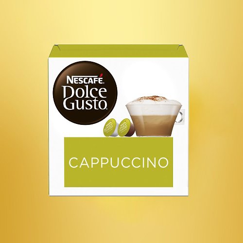 Dolce Gusto 雀巢膠囊咖啡 【Dolce Gusto】 雀巢多趣酷思膠囊咖啡卡布奇諾咖啡膠囊16顆X3盒