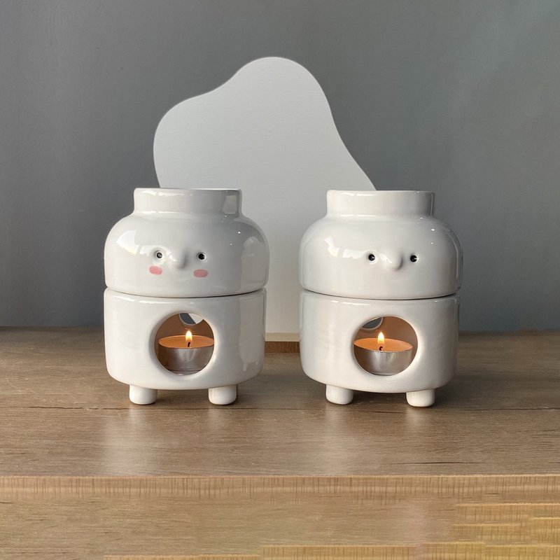 Ceramic Essential Oil Burner - 花瓶/花器 - 陶 