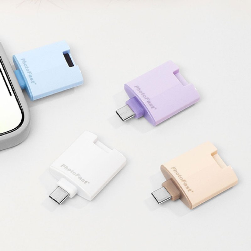 Photofast PhotoCube Backup Cube 2nd Generation Slim OTG Direct Plug-in iOS/Android - แฟรชไดรฟ์ - วัสดุอื่นๆ หลากหลายสี