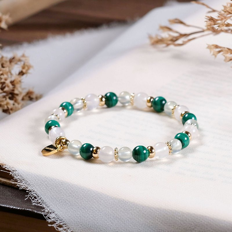 Stone Grape Stone Bracelet Natural Ore Crystal - Bracelets - Gemstone Green