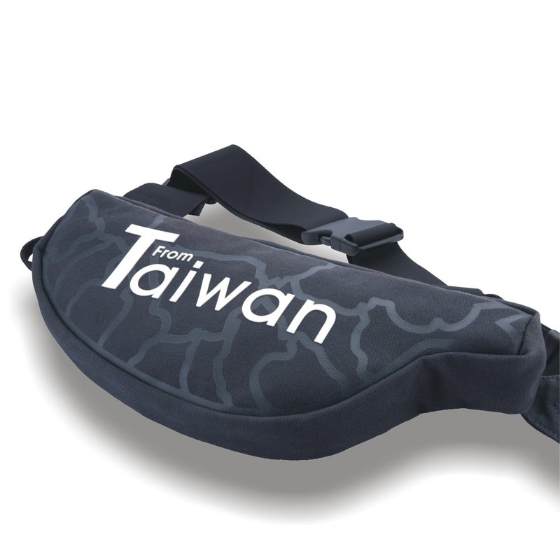 台灣包|台灣造型包|帆布包|斜肩包|單肩包|胸包|環保設計|台灣製 - 側背包/斜背包 - 環保材質 黑色