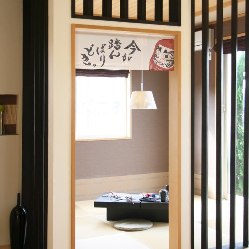 Moonstar House 星月屋 【預訂】日本製 紅達磨短門簾