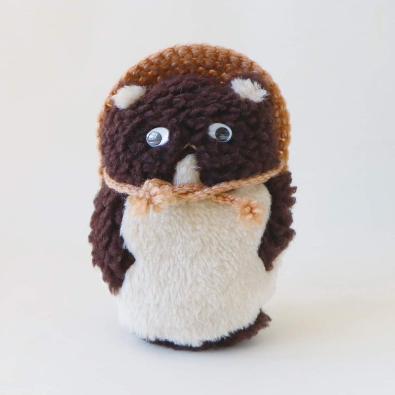 TSUBUAN OHAGI TANUKI M - ตุ๊กตา - ไฟเบอร์อื่นๆ สีนำ้ตาล