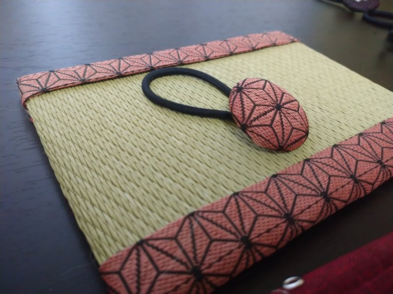 【麻の葉】ピンク　ヘアゴム　髪飾り　日本製　ハンドメイド - 髮夾/髮圈 - 其他材質 粉紅色