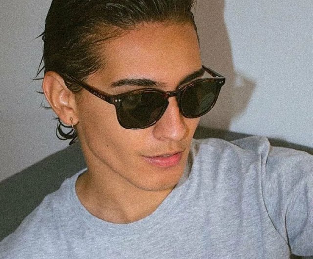 【MELLER】ユニセックスサングラス★BANNA Meller | Banna Black Orange - Sunglasses