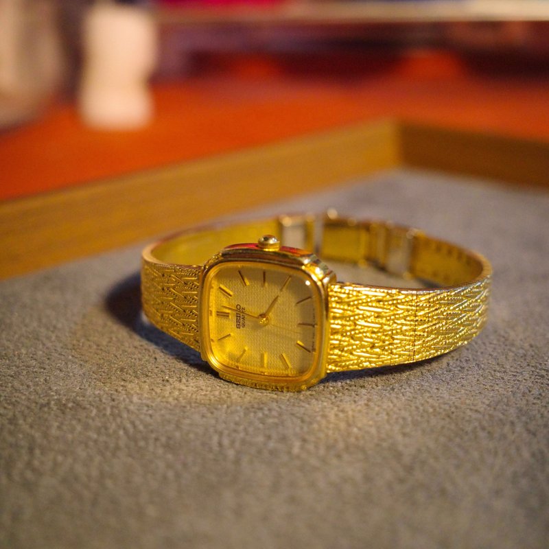 母親節禮物 Seiko Kombo Gold tone watch - 女錶 - 其他金屬 金色